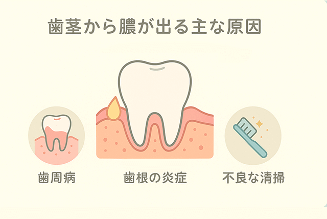 膿が出る原因