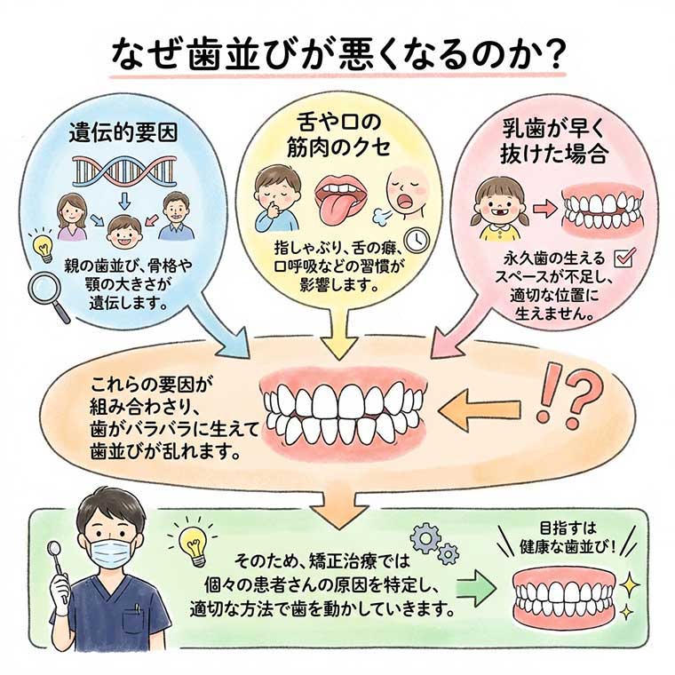 矯正治療で歯並びが治っていく仕組みとは？｜梅田クローバー歯科・矯正