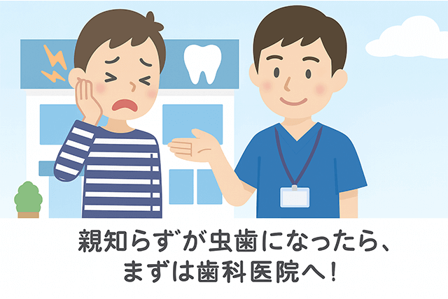 まずは歯科医院へ