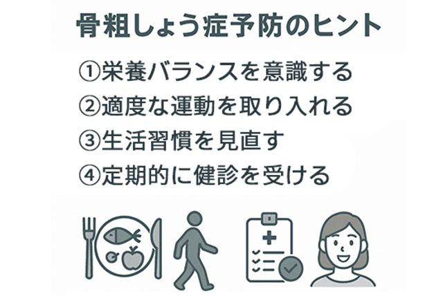 骨粗しょう症予防のヒント