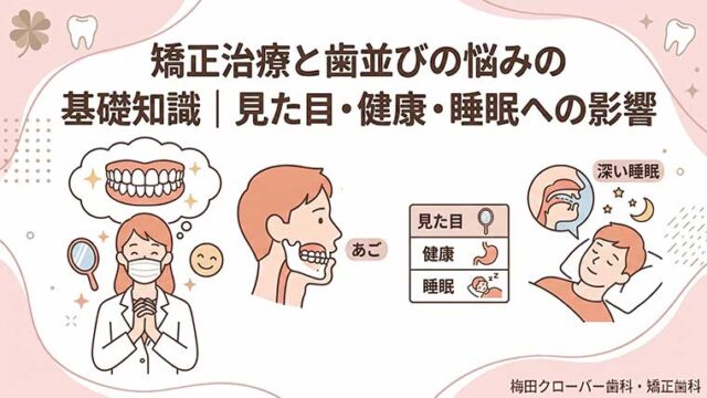 矯正治療と歯並びの悩みの基礎知識｜見た目・健康・睡眠への影響