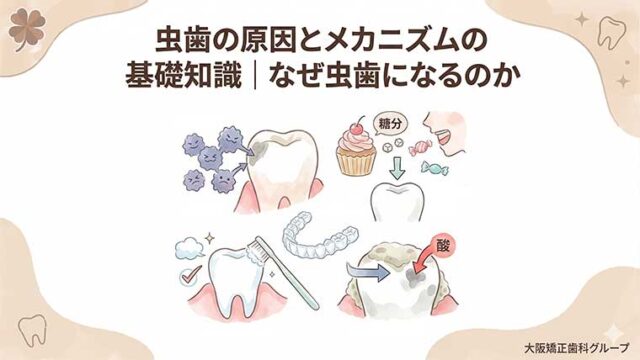 虫歯の原因とメカニズムの基礎知識｜なぜ虫歯になるのか