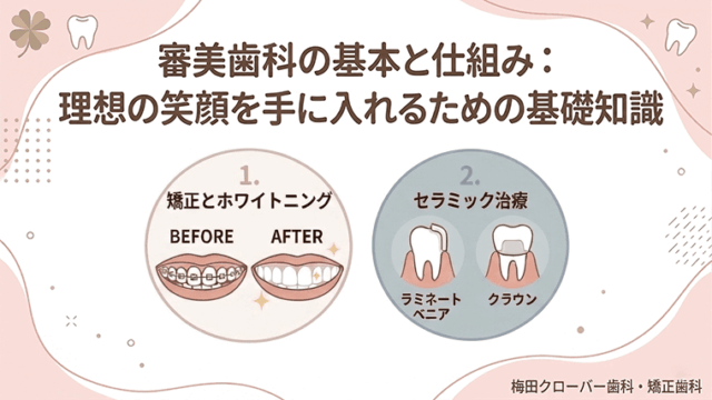 審美歯科の基本と仕組み：理想の笑顔を手に入れるための基礎知識