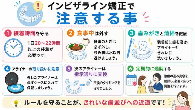 日常生活で注意する事の図解