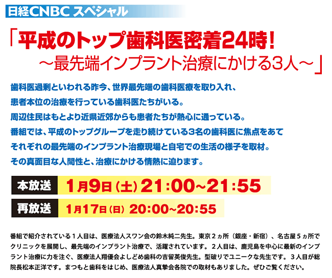 平成のトップ歯科医密着24時!