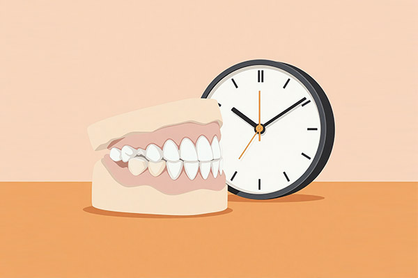 時計と歯の模型