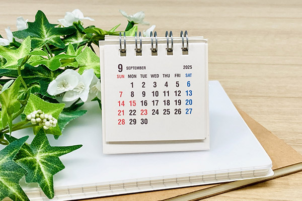 卓上カレンダー